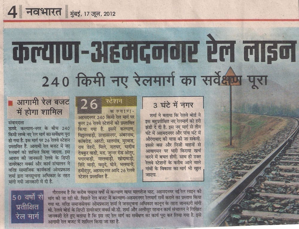 Development near by Murbad